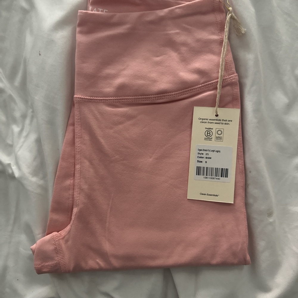 MATE the Label Organic Cotton Pink Leggings